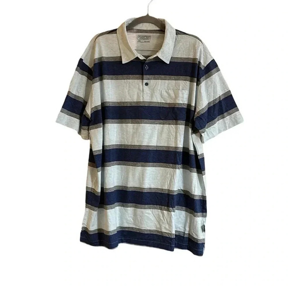 Patagonia Striped Short Sleeve Polo Size XXL - Picture 2 of 9